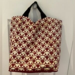 Foldable Brighton Heart Tote Bag